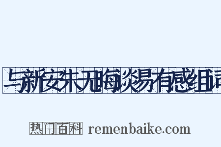 与新安朱无晦谈易有感组词是什么意思的图片